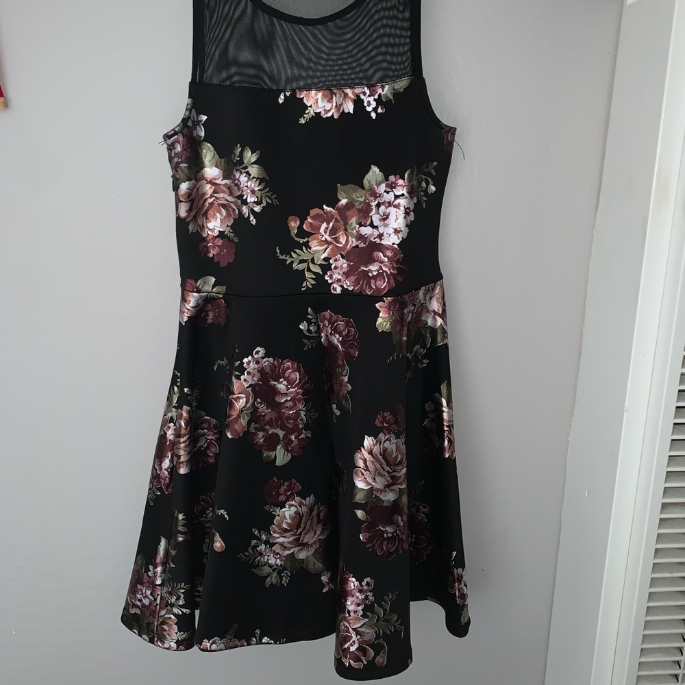 Mini length skater dress